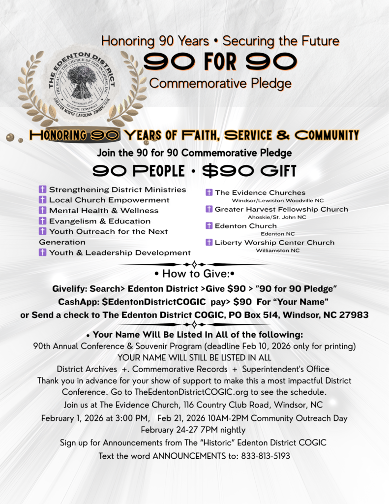 90 Year Commemorative Pledges 90th annual conference pledges 8.5 x 11