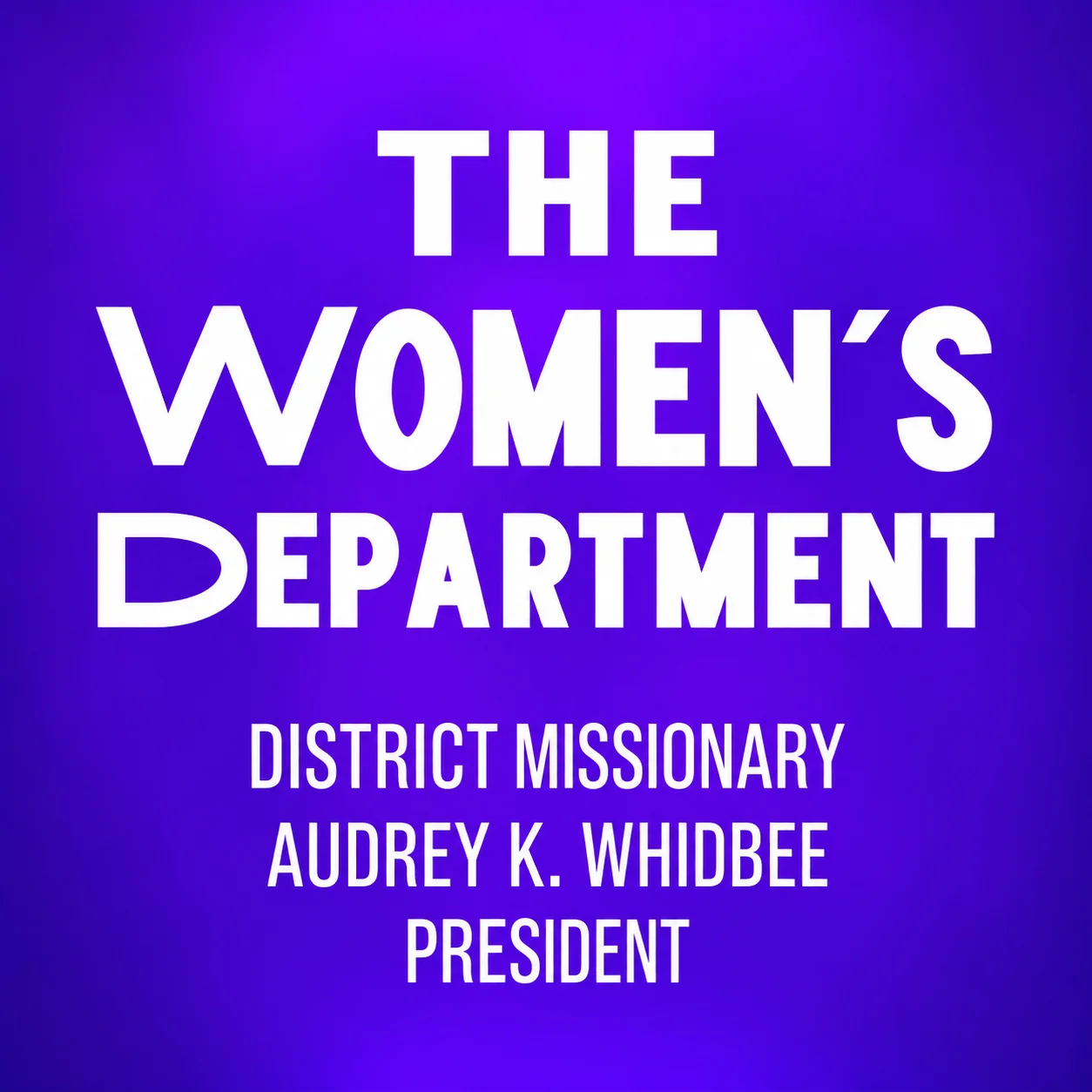 The Historic Edenton District COGIC | Win Souls, Keep Souls, Train Souls Women’s Department of the Historic Edenton District